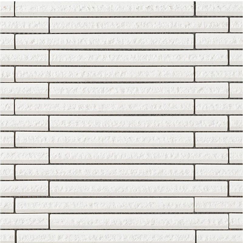 Hosowari Border Singular Tile, White