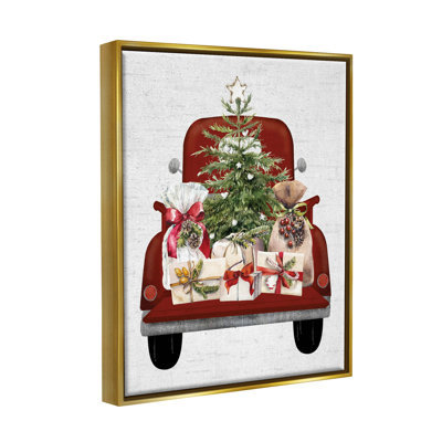 Cadeaux de Noël campagnard de campagne par lettres et doublés - impression sur bois