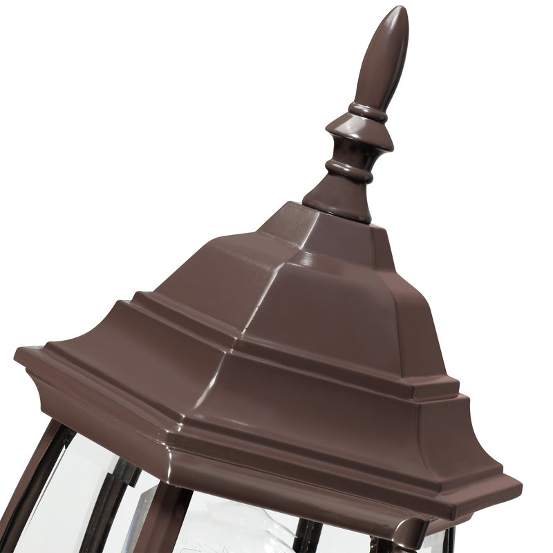1-Light 16.85-in Bronze Outdoor Wall Lantern Sconce