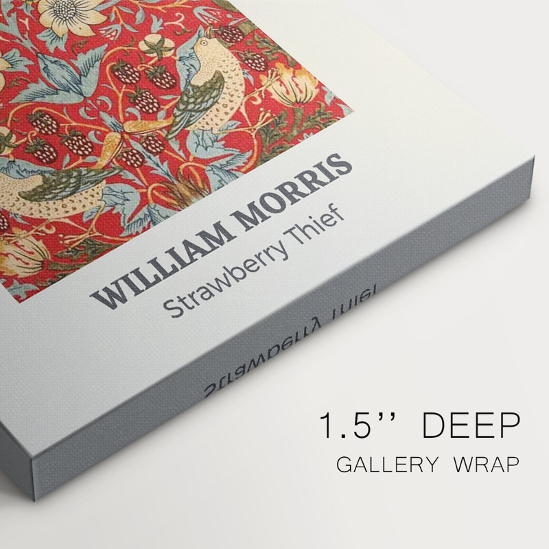 William Morris Gallery Wrapped Canvas XCIV, 48" H x 32" W