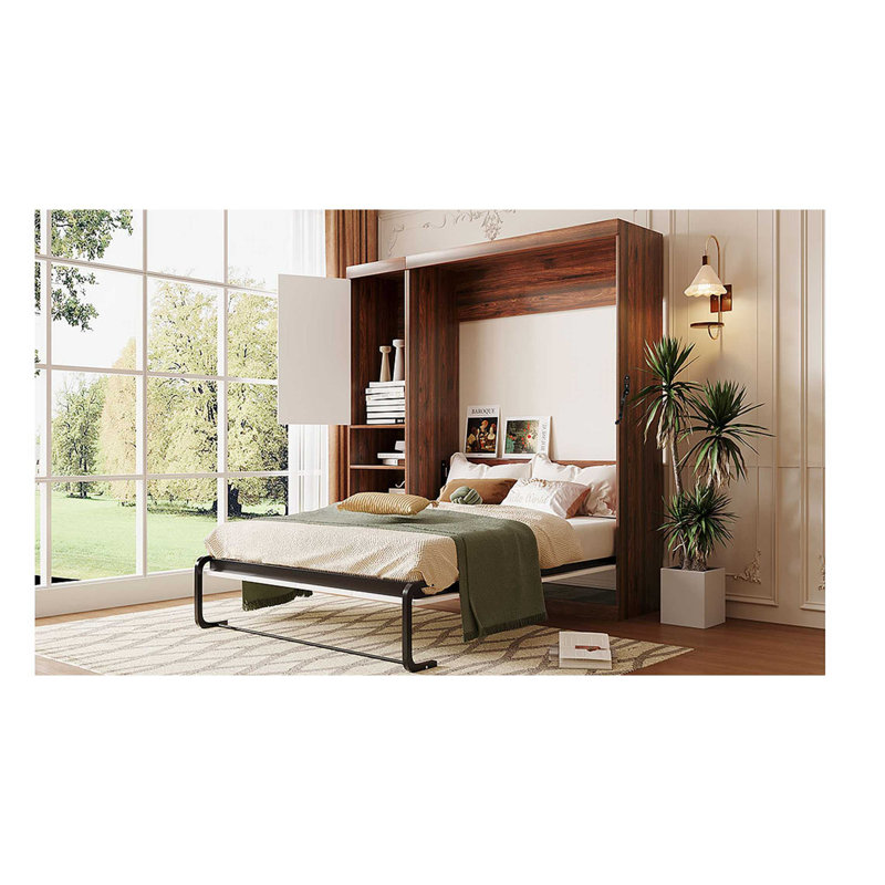 Lit escamotable avec armoire Murphy, Double