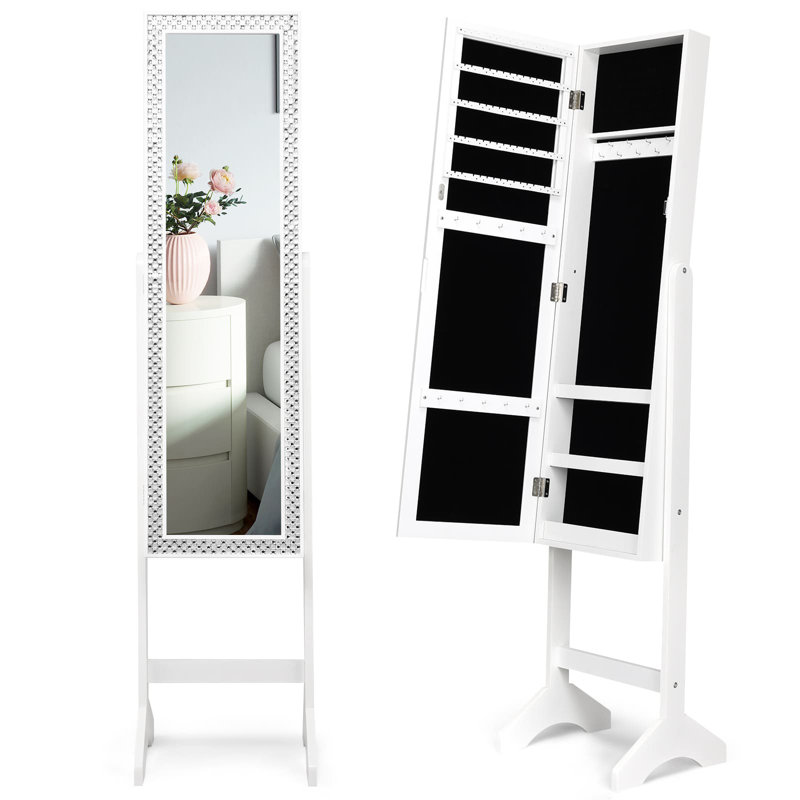 Rhudriah Jewellery Cabinet Jewelry Armoire