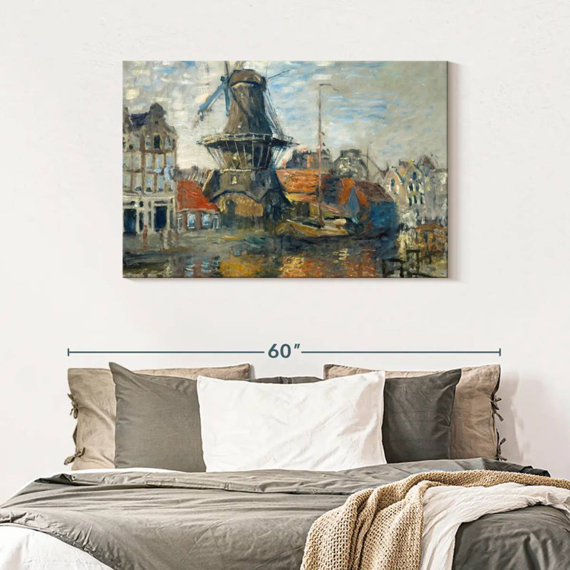 Sirci, le moulin à vent à Amsterdam, H 30 po x l 45 po