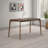 Starlight 5-Piece Solid Wood Dining Room Set With Sculpted Backrest Chairs-566380952