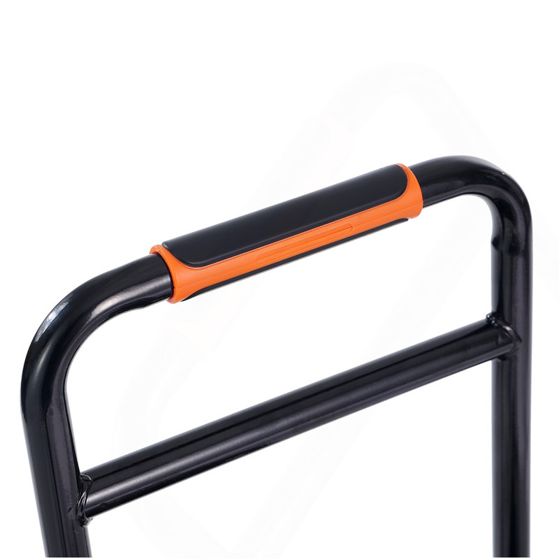 Diable en aluminium, capacité de charge de 2 en 1, 300 lb, diable convertible industriel robuste et chariot, chariot utilitaire se transforme de diable en chariot à plateforme