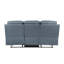 Canapé inclinable double en cuir fleur Hanna, 87 po Hanna-115686271-115686267