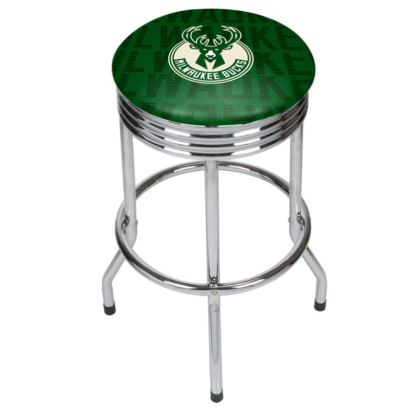 Tabouret de bar rotatif 29 po NBA, Mavericks de Dallas, Chrome