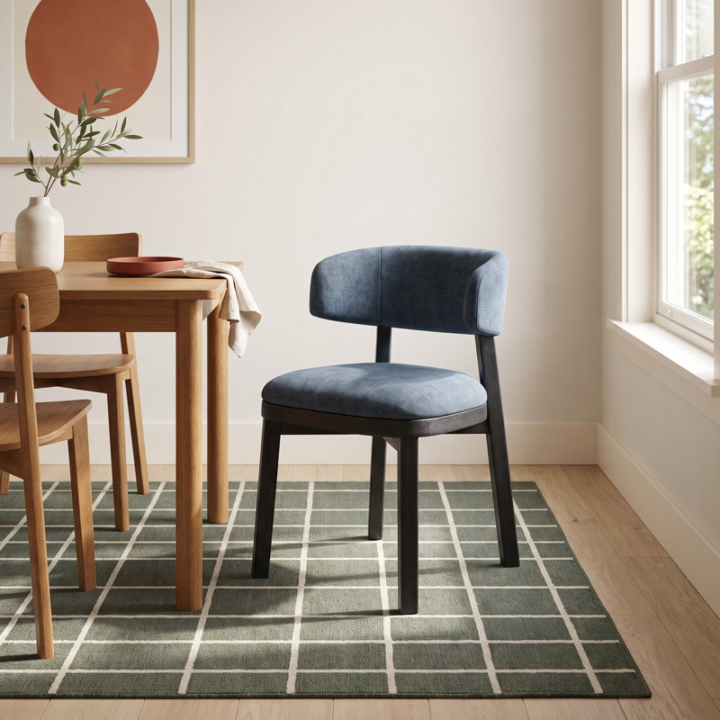 Pacey Upholstered Dining Chair, Blue
