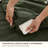 Bedsure Cotton Duvet Cover Queen - Luxury Slub Weave 100% Cotton Duvet Cover Set with a Linen Like Textured, Easy Change Durable Bedding Set 3 Pieces, Olive Green, 90" x 90"-117060335-116727414