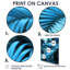 «Blue Palm Trees» par Natures Nuance II - palmiers et palmiers, art mural-764486116-764486115