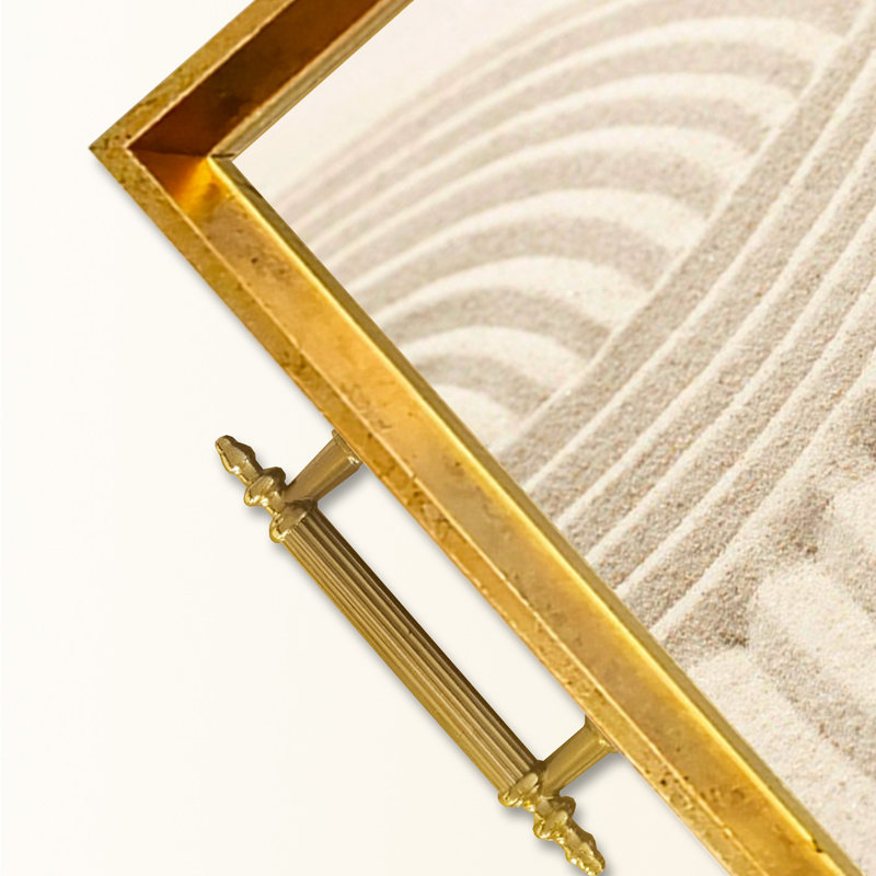 Élégant plateau en verre de 19,7 po x 11,4 po x 1,4 po | Fabrication 100% verre durable | Facile à nettoyer avec un chiffon humide | Idéal pour le service, la présentation décorative et l'organisation | Ajout élégant à la décoration intérieure