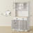 71" Tall Freestanding Kitchen Cabinet White-2001754073