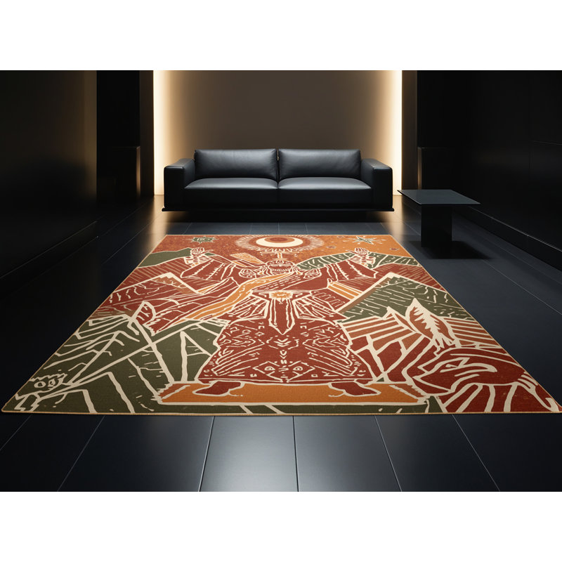 Tapis lavable à la machine Cumberland, 5 x 8