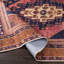 Tapis oriental bleu foncé / rose lavable à la machine Westlake-1984744950