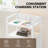 4 Drawer 36'' Tall Nightstand with Charging Station & LED Light Strip-1726037823