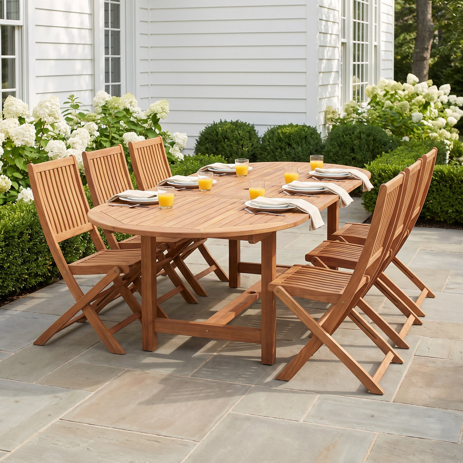Ross Eucalyptus Patio Dining Set