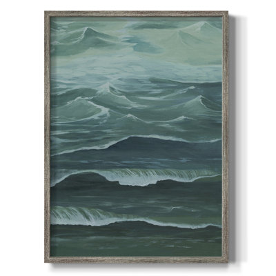 Sandbar Break I, reproduction encadrée - bois massif