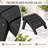 Foldable HIPS Outdoor Adirondack Ottoman, Weather Resistant Footrest for Patio Porch Balcony-316474353