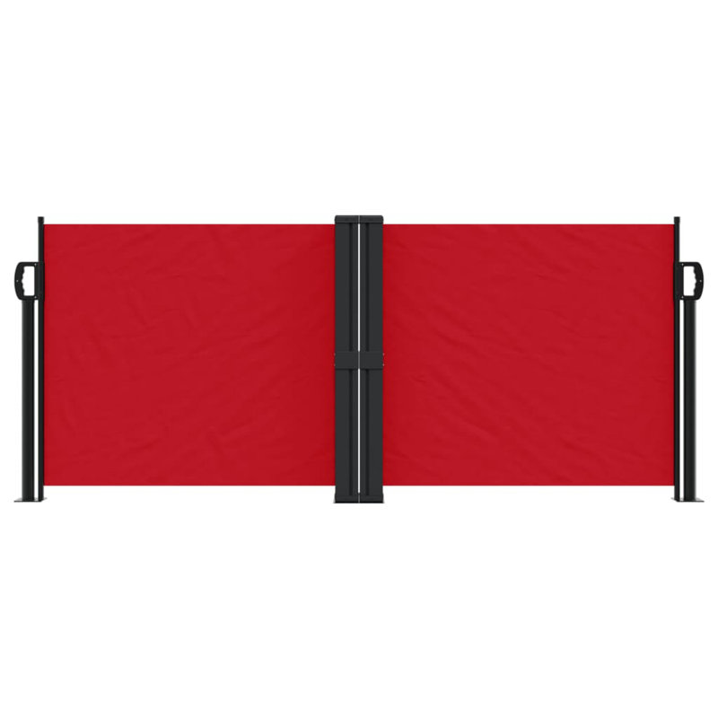 Retractable Side Awning, 100" H x 1000" W, Red