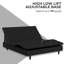 Base de lit réglable Reculver Lift, commande vocale, massage de la tête et des pieds, ports USB-102156384
