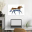 Art abstrait cheval contemporain-806794933
