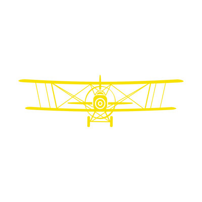 Airplane Non-Wall Damaging Wall Decal