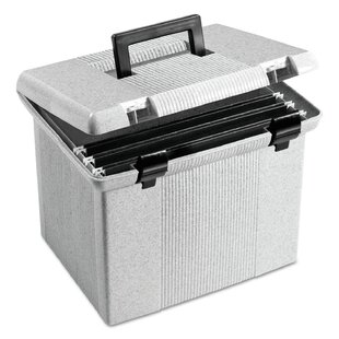 Portafile File Storage Box, Letter, Plastic, 13 7/8 X 14 X 11 1/8