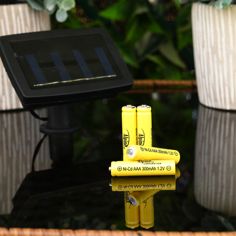 Remplacement des piles solaires NI-CD 300MAH AAA