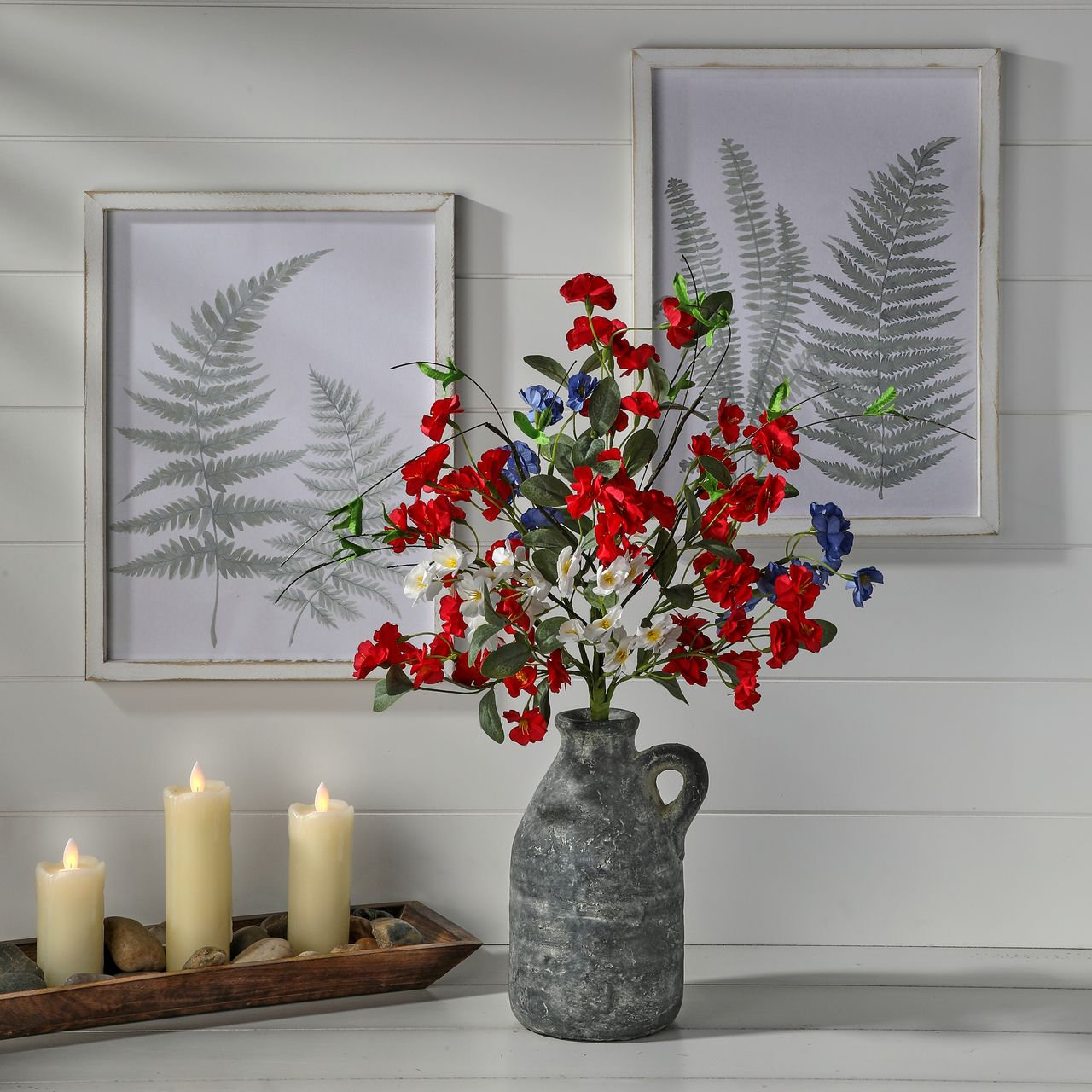 Carlisa Mixed Assortment Stems, Red