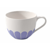 Villeroy & Boch Fleur Vert Collection Coffee Cup, Premium Porcelain, Made in Germany. Dishwasher and Microwave Safe, Cup for Coffee or Tea, Flower Pattern, 5.5 oz Capacity, 4.5x3.5x2.5 in, Green