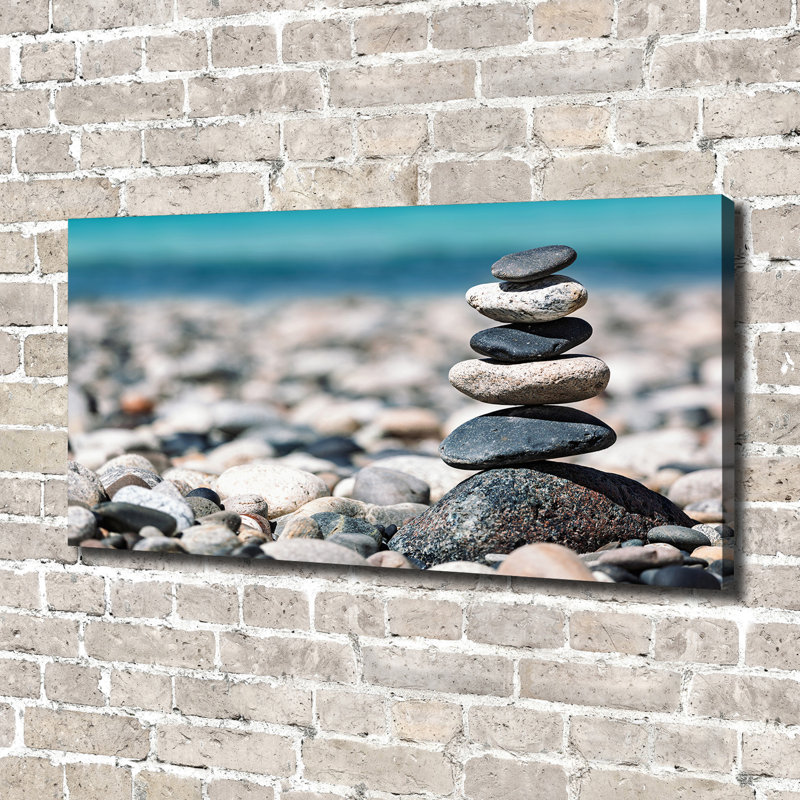 A Pile Of Stones - Print, Canvas, 70cm H x 140cm W x 2cm D