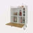 Wine Storage Bar Cabinet With Drop-Down Door And Wine Storage