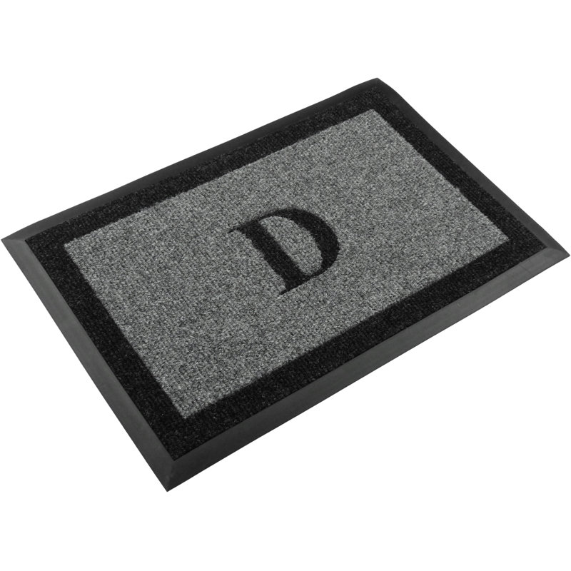 Tapis d'extérieur antidérapant Asai, Gris, D, l 24 po x L 36 po