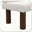 Repose-pieds rembourré en bois d'hévéa avec repose-pieds rembourré pratique et polyvalent-1182032704-1182032707