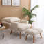 Ensemble de chaises d'appoint modernes avec repose-pieds-1299276905
