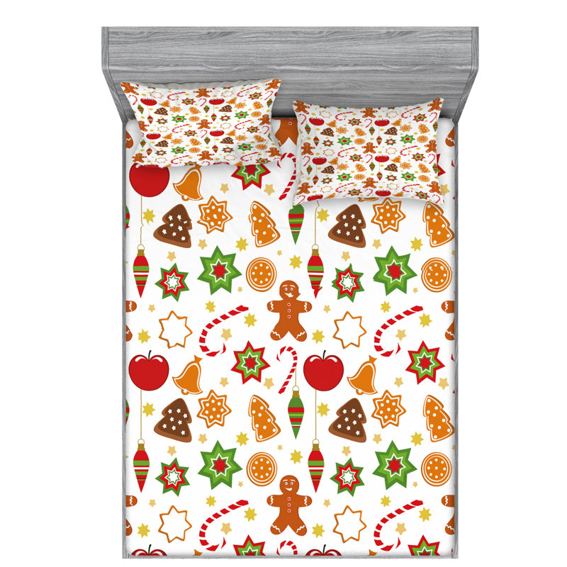 Microfiber Sheet Set, Full Sheet Set with Fitted Sheet