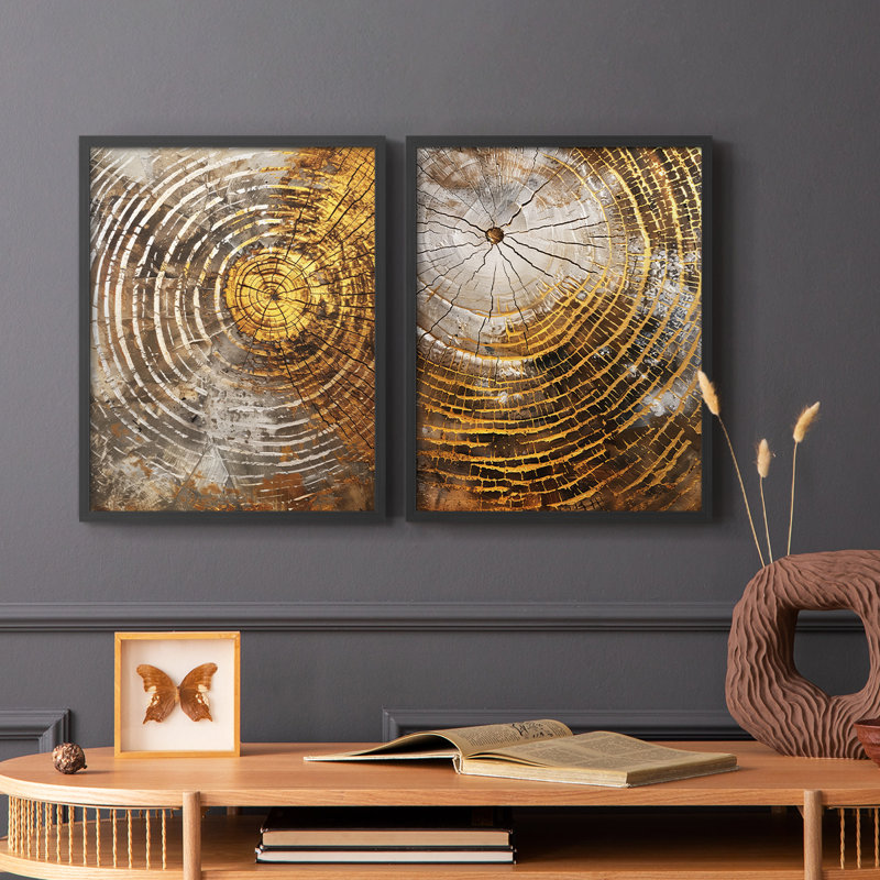 Série ABSTRACT Cxxxvi - reproduction encadrée de qualité supérieure - prête à être accrochée - aucun clou requis - aucun clou requis
