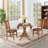 Khodor Solid Wood Top Pedestal Dining Set-1588117001
