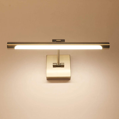 Lampe pour tableau à intensité variable avec bras pivotant réglable et cadre photo