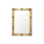 Brea Rectangle Brass Wall Mirror