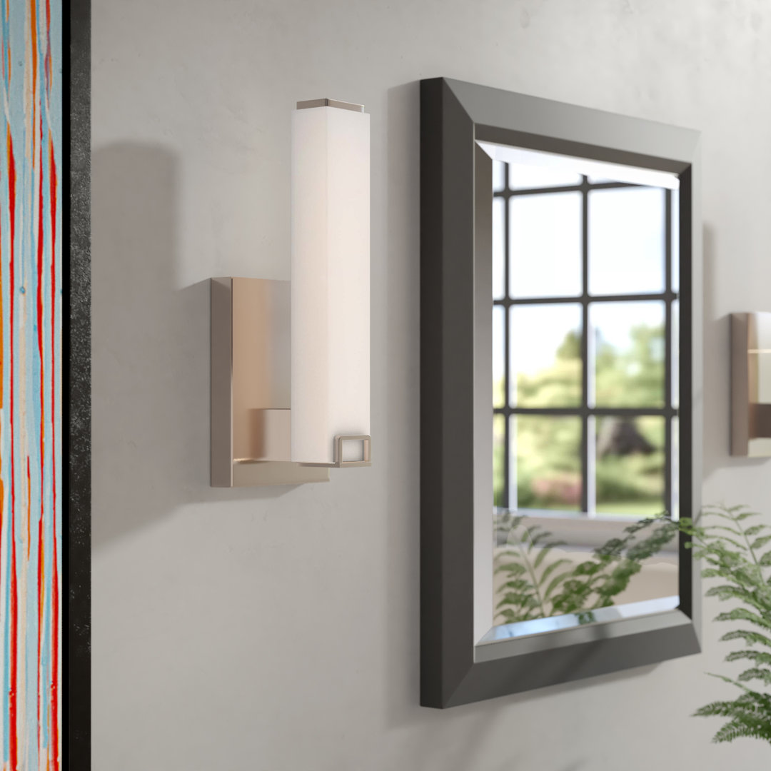 Orren Ellis Poston Polished Nickel Led Vanity Light Orren Ellis