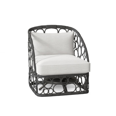 Bali Swivel Patio Chair with Cushions