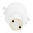 White Ceramic Vase with Handles-1183885163