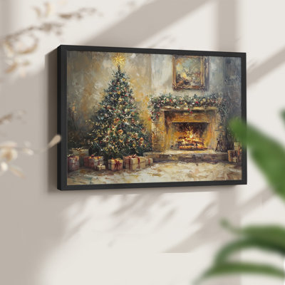 Chirstmas Art-CCCVII -Framed Print - Restickable