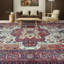 Tapis rouge noué à la main de haute qualité