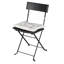 Chaise de patio pliante avec coussin