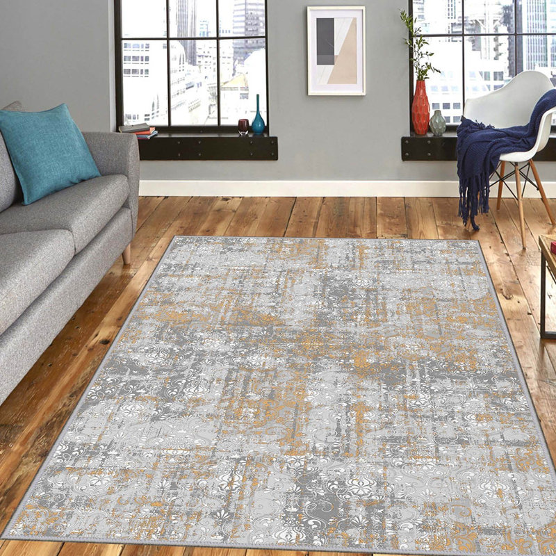 Antibacterial Hall Carpet, 39.4 x 59.1 inches | 100% Polyester, 0.4 in Pile Height, Non-Slip PVC Felt Dot Underside | Machine Washable, 3D Digital Printing, Durable & Stylish for Modern Home Décor