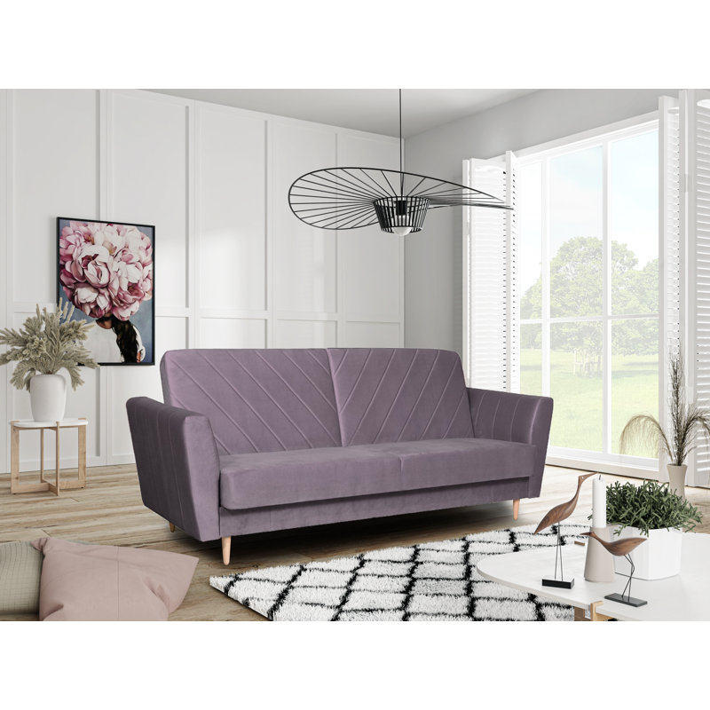 Copan 3 Seater Sofa Bed, Lilac