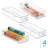 iDesign Plastic Stackable Pantry Bin with Handles - Set of 4 - Clear-108714099