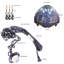 Petite lampe suspendue en verre coloré style libellule Tiffany-598247343